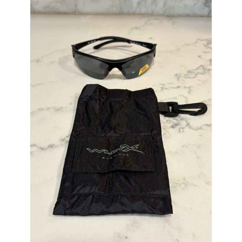 Wiley‎ X WX Z87 B-2 Sunglasses Black Interchangeable 4 Lens Set Tactical Eyewear
